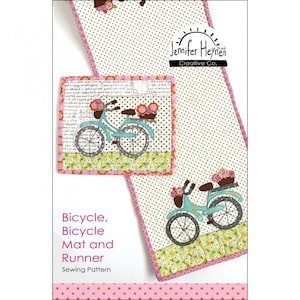 Jennife Jangles - Bicycle, Bicycle Mat and Runner Sewing Patten