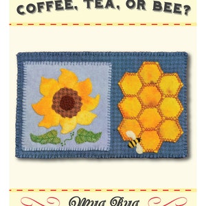 Sunflower Mug Rug Pattern