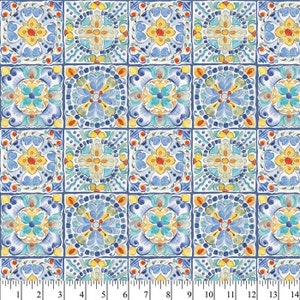 Mosaic from the Morning Bloom Collection by David Textiles