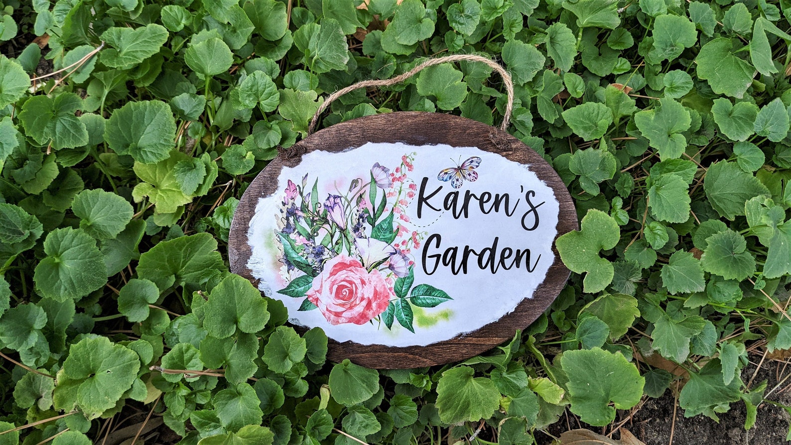 Personalized Garden Sign Outdoor Garden Sign Etsy