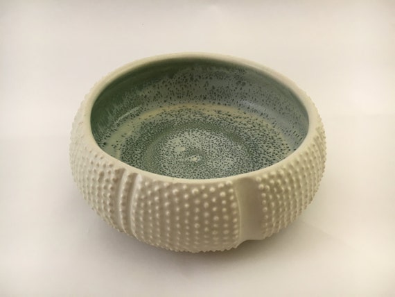 Ceramic hand sculpted urchin bowls