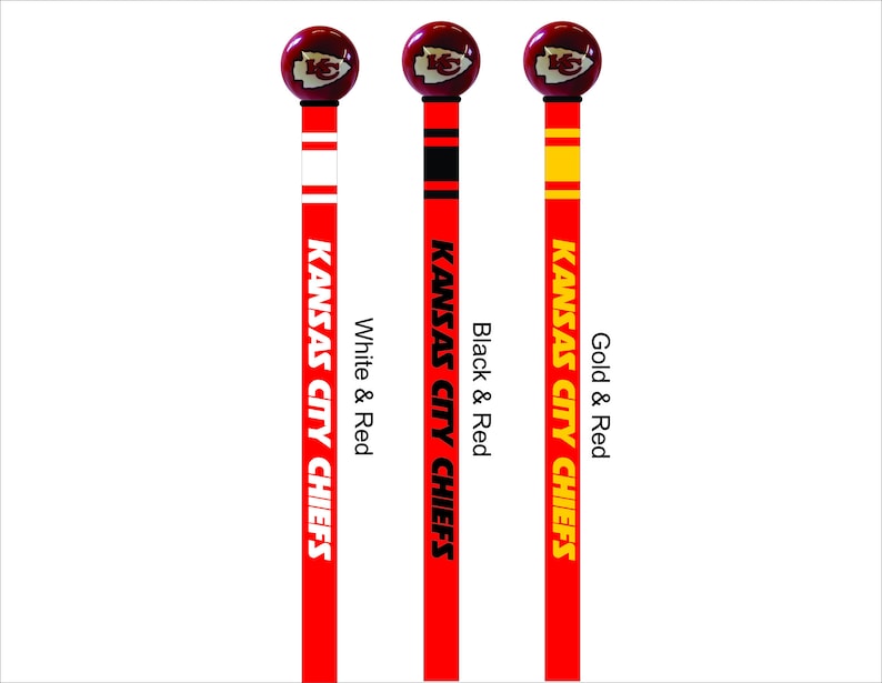 Kansas City Chiefs Walking Cane Featuring a Officially Licensed NFL Ball Handle Etsy