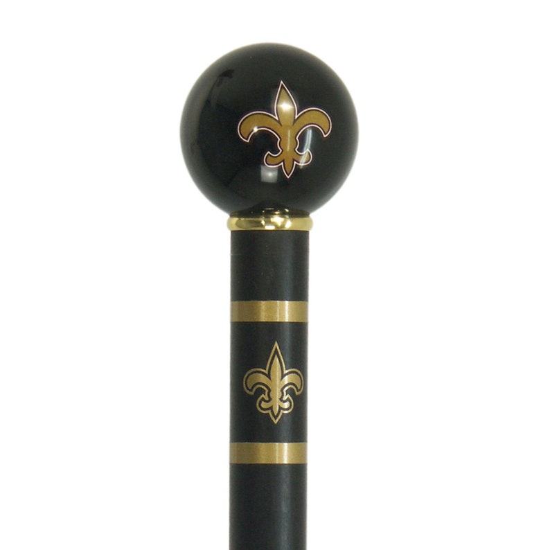 New Orleans Saints Walking Cane Featuring a Officially Licensed NFL