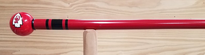 Kansas City Chiefs Walking Cane Featuring a Officially Licensed NFL Ball Handle image 1