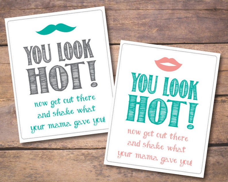 INSTANT DOWNLOAD 8x10 you Look Hot Wedding Etsy