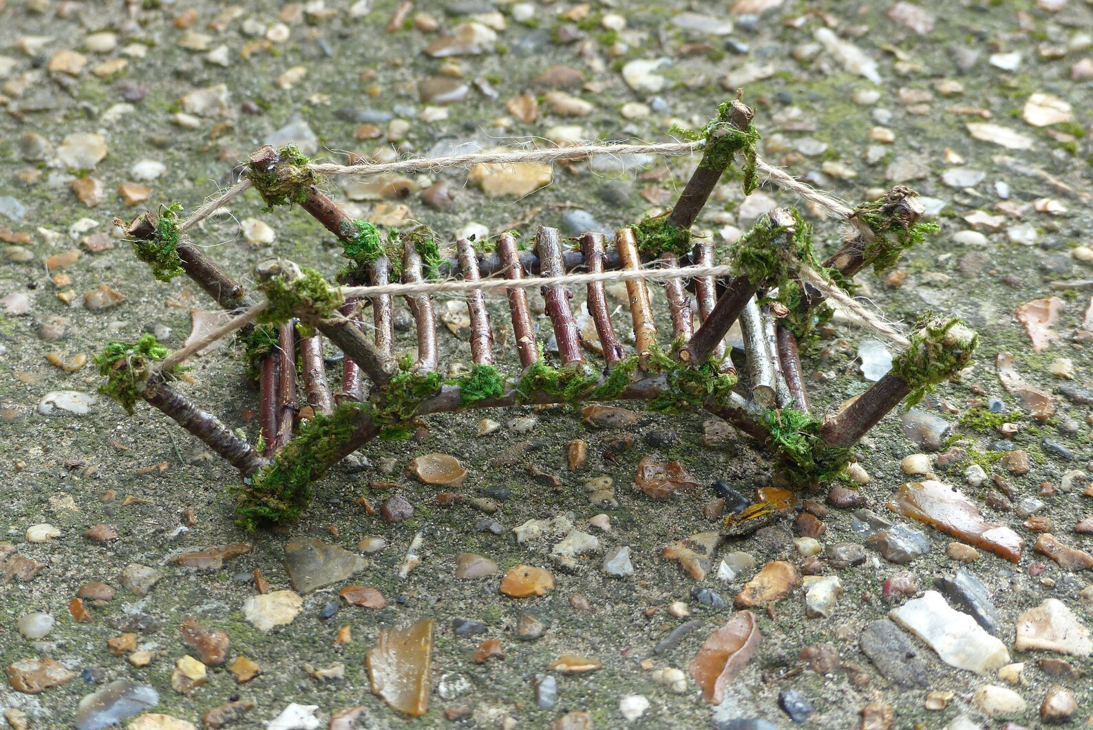 Fairy Bridge Rope Handrail Fairy Garden Handcrafted Fairy Etsy Canada