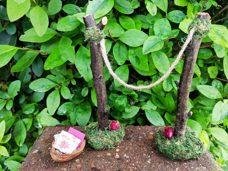 Fairy Washing Line Fairy Laundry Line Fairy House Fairy Etsy UK