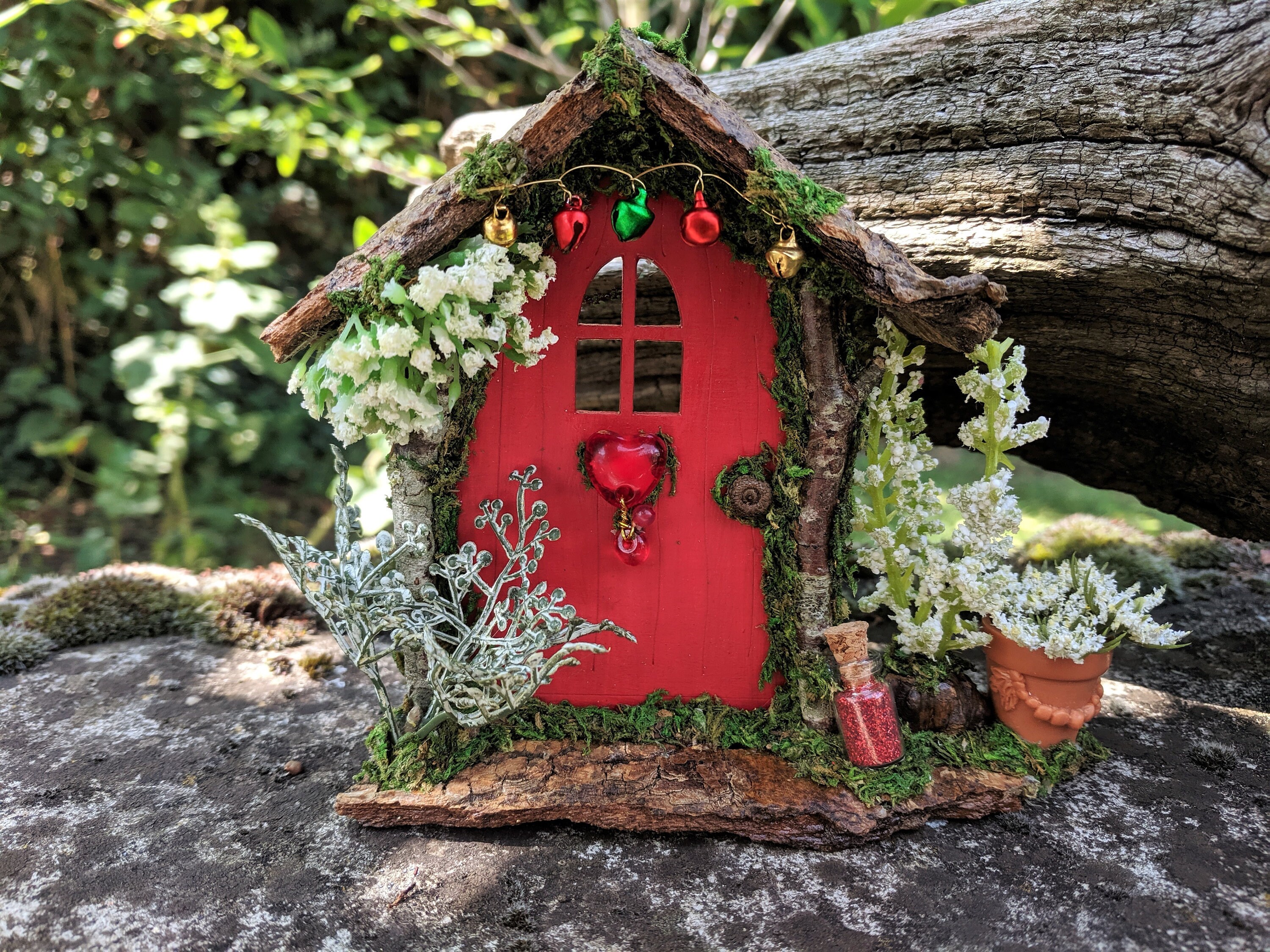Red Fairy Door Fairy Garden Birthday Gift Miniature Gift - Etsy UK