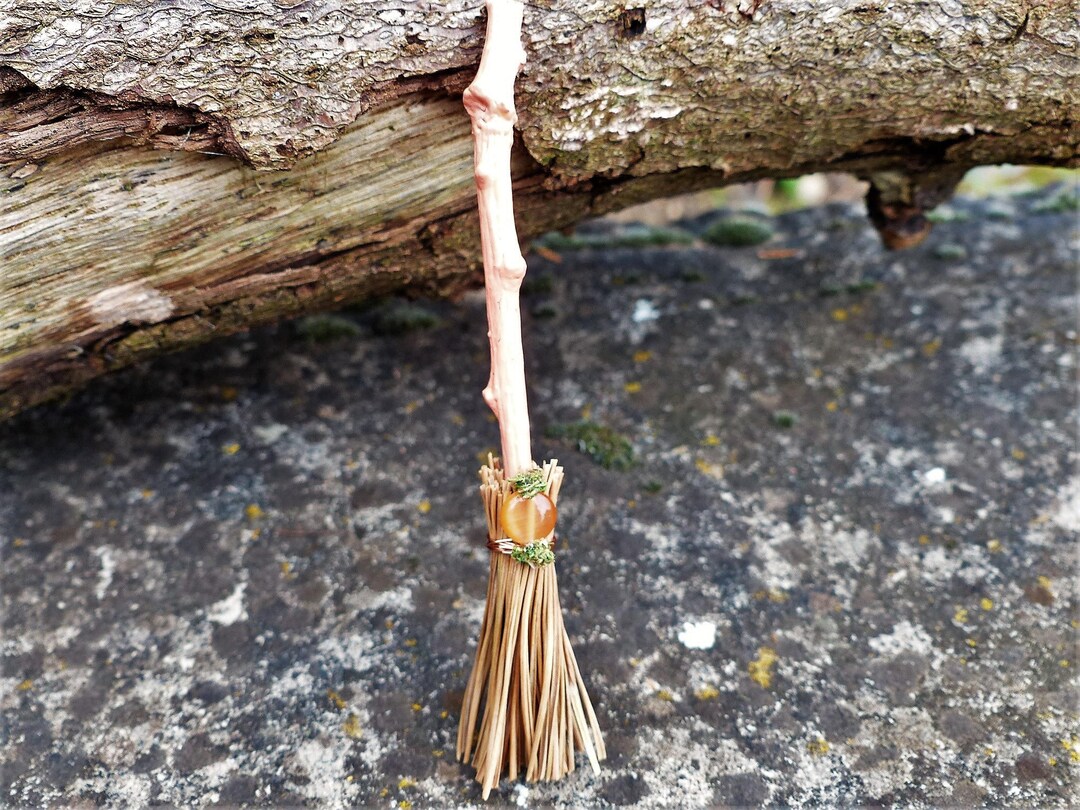 Magical Broomstick Miniature Broomstick, Besom, Witch Broom, Dollhouse