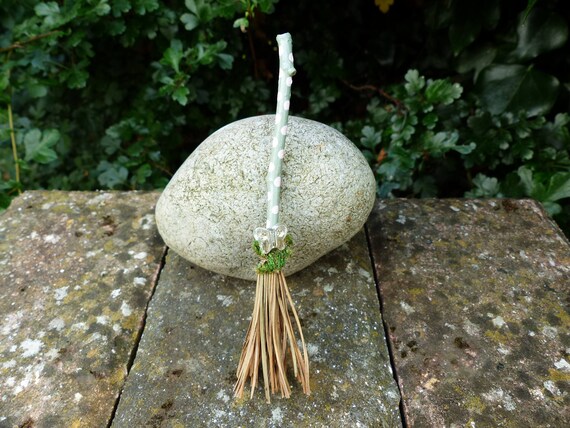 Balais Feerique Inegale Balai Miniature Besom Balai De Etsy France