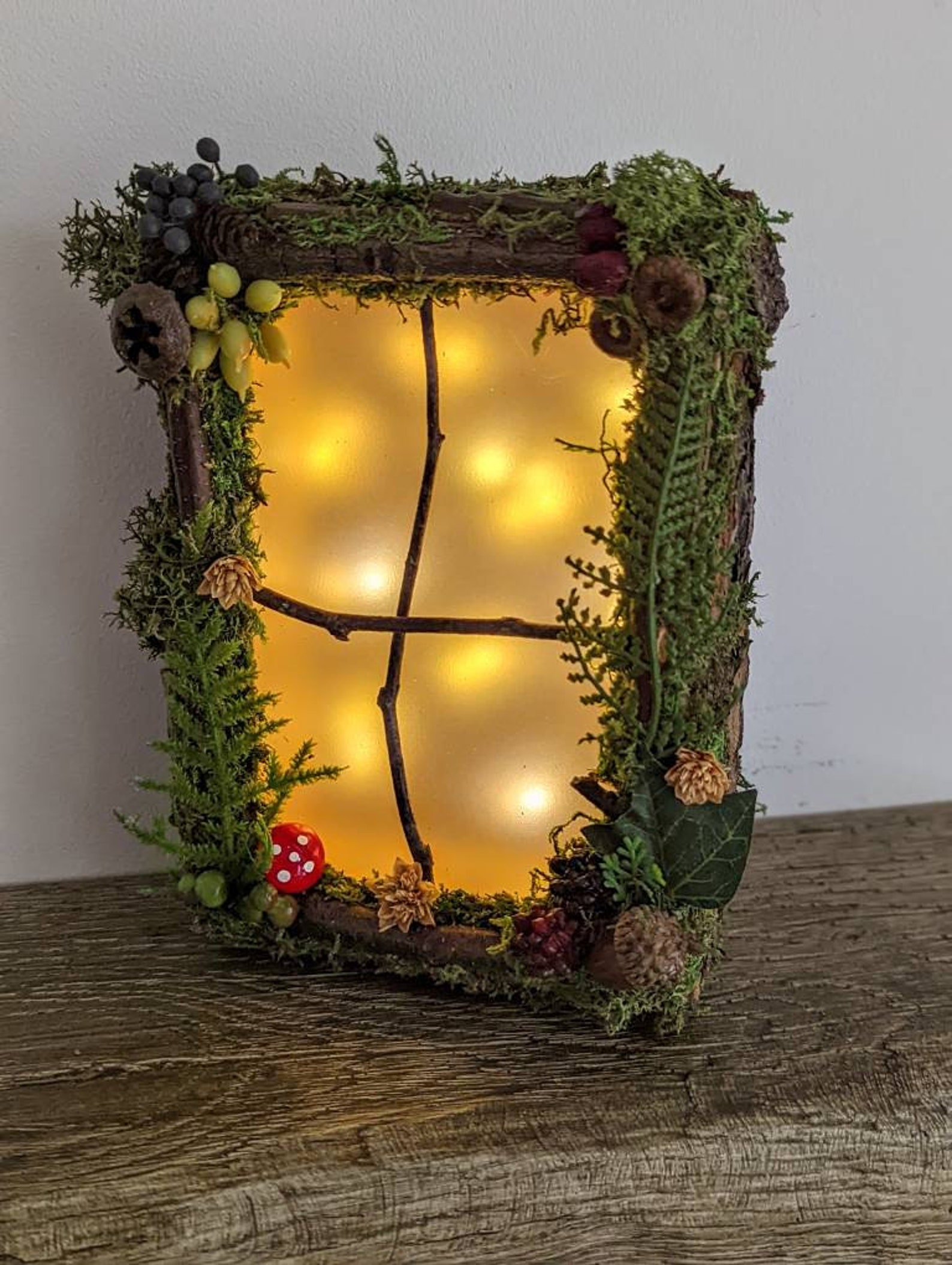 Light up Fairy Window Night Light Nite Wall Hanging Fairy Etsy