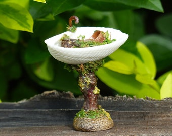 Miniature Sink - Fairy House, Fairy Furniture, Fairy Garden, Dollhouse, Fairy Kitchen, Miniature Kitchen, Shadowbox, Miniature Bathroom