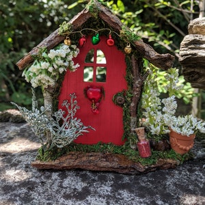 Red Fairy Door Fairy Garden Birthday Gift Miniature Gift - Etsy UK