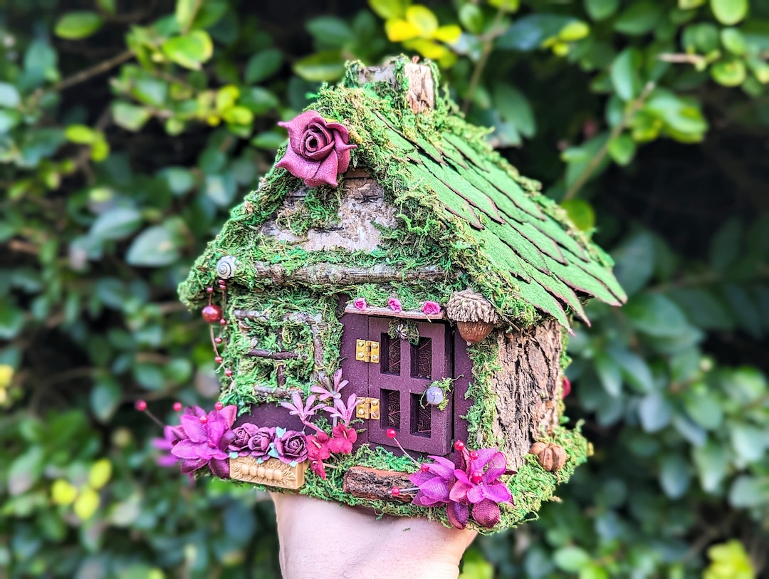 Magical Fairy House, Witch House, Gothic Decor, Night Light, Fairy ...