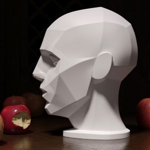 The Ascending Artist's Planar Head 2.0 3D Print Beautiful Ornament Artist Portrait Study Reference image 5