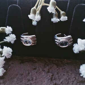 Sapphire Clasp Earrings