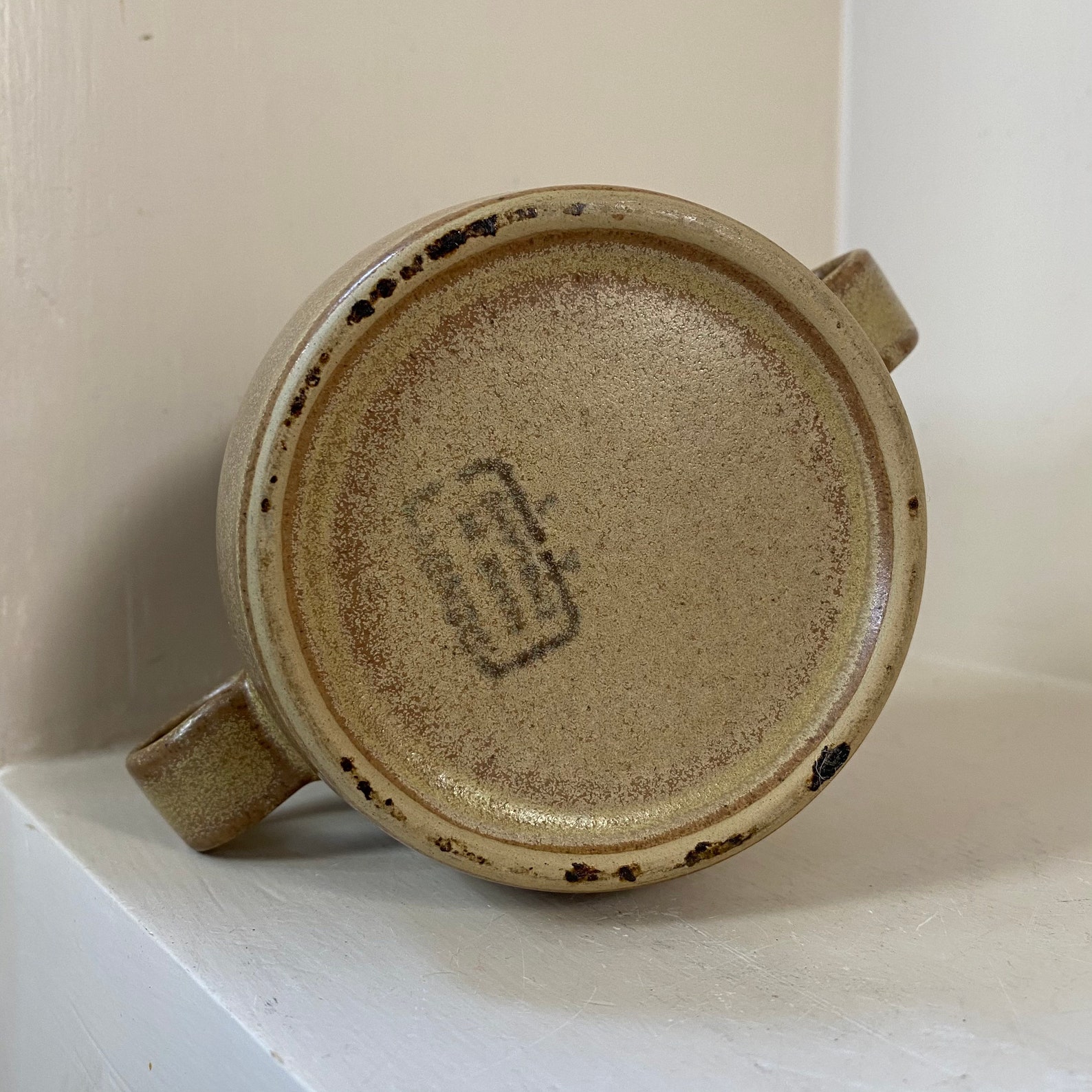 Vintage DENBY Brown Glazed Soup Bowl Mug Vase // old Serving Etsy