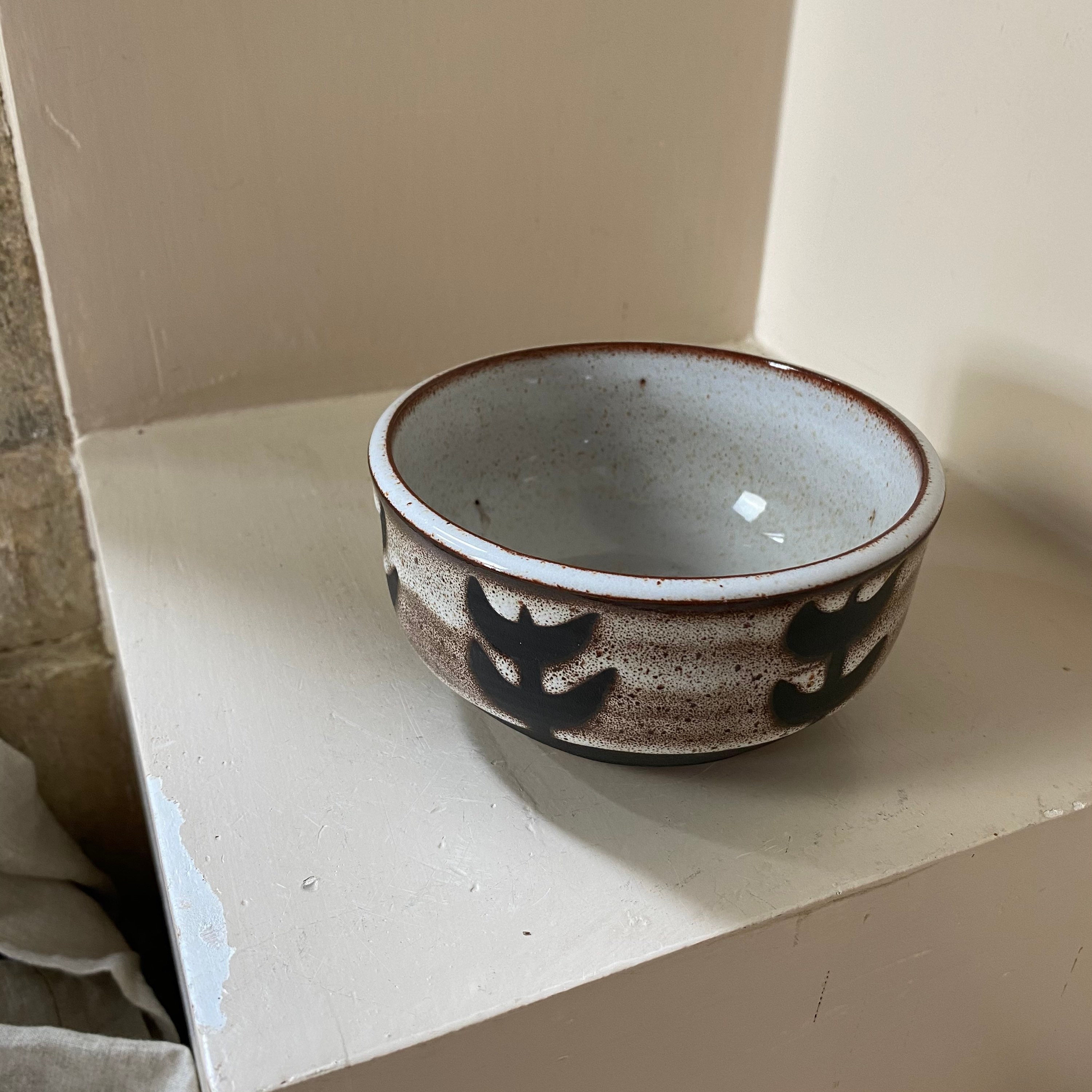 Vintage TENBY Welsh Earthy Brown Tones Studio Pottery Bowl // Etsy