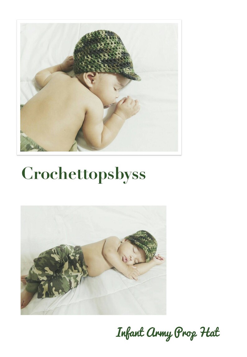 camo infant beanie hat