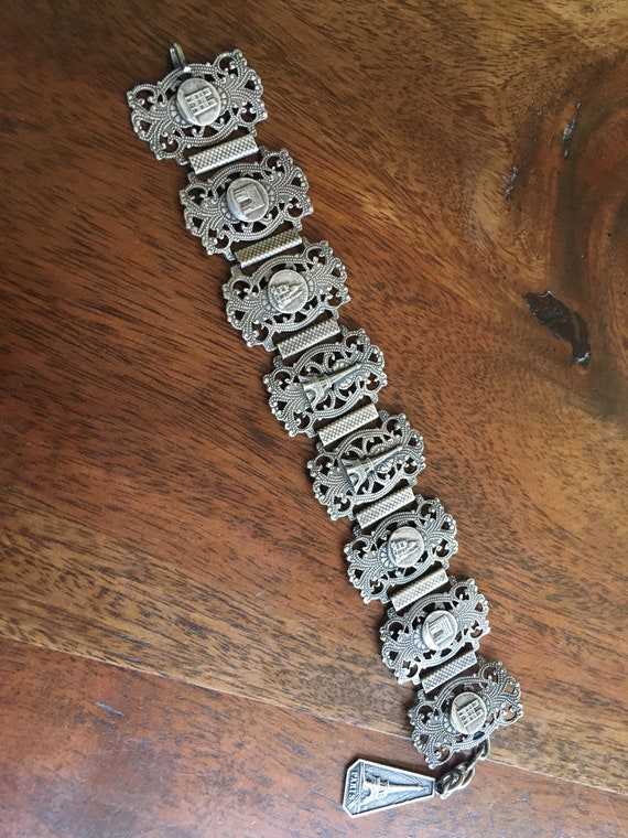 Parisian vintage 30's souvenir bracelet