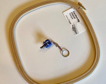 Hardwicke Manor Wooden Hoop - 5/16" deep x 6.5", 8.5" or 10" square -  little screwdriver sold separately.