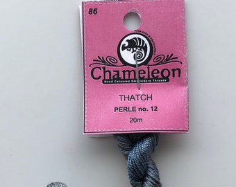 Chameleon Threads #86 Thatch - perle cotton size 12 or 8 and stranded cotton available.