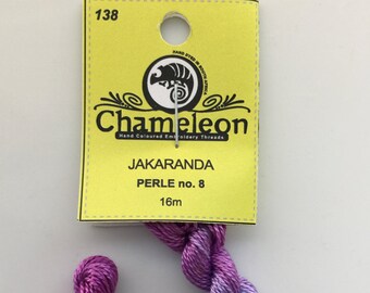 Chameleon Threads #138 Jakaranda - available in perle 8, perle 12 or stranded cotton