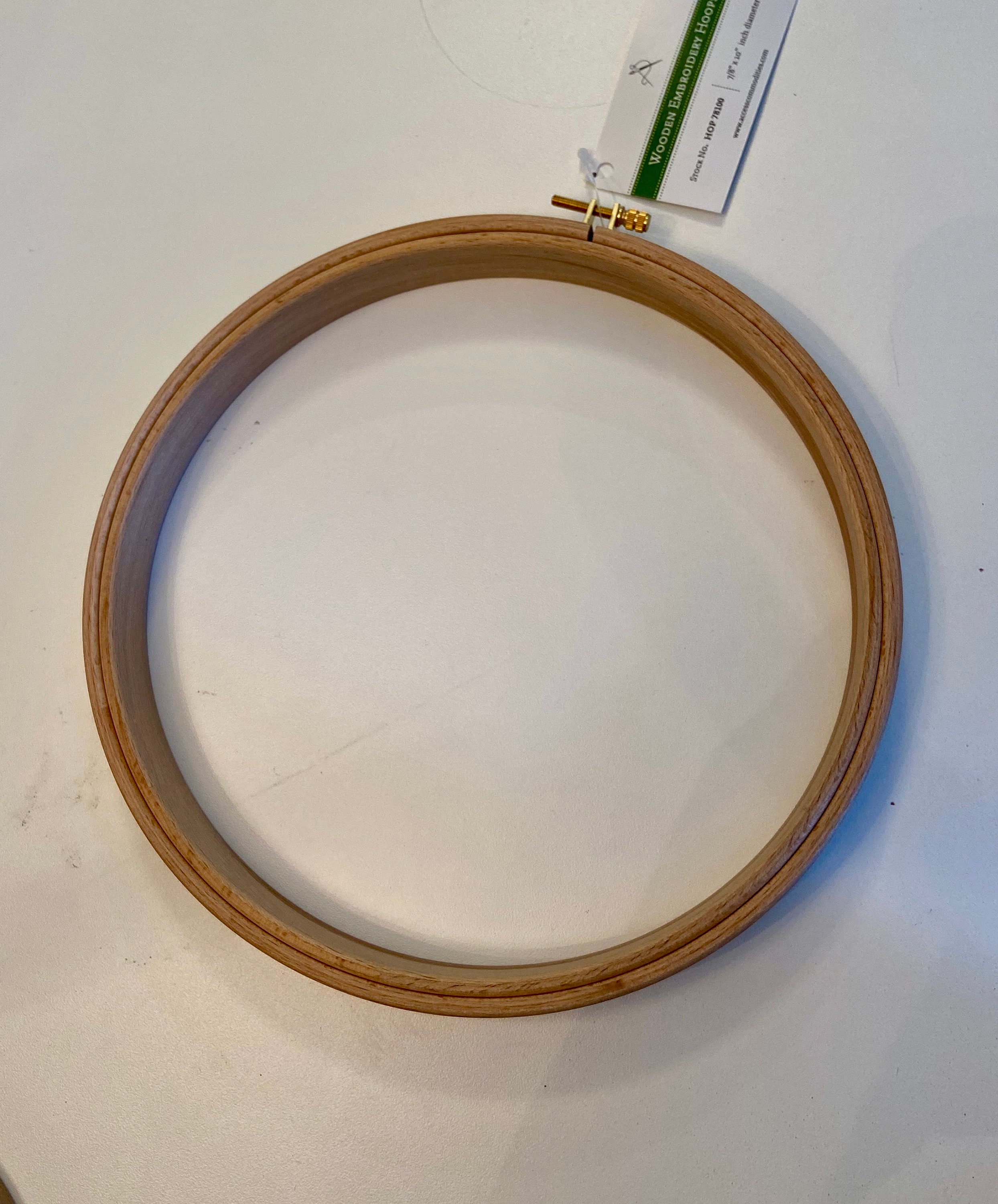 Hardwicke Manor Wooden Embroidery Hoop - 16.75 x 12 Square Round