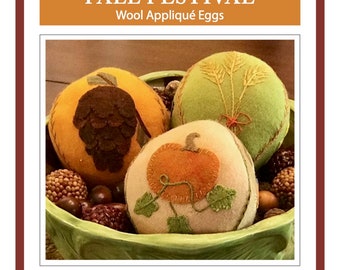 Wool Applique Pattern - Fall Festival