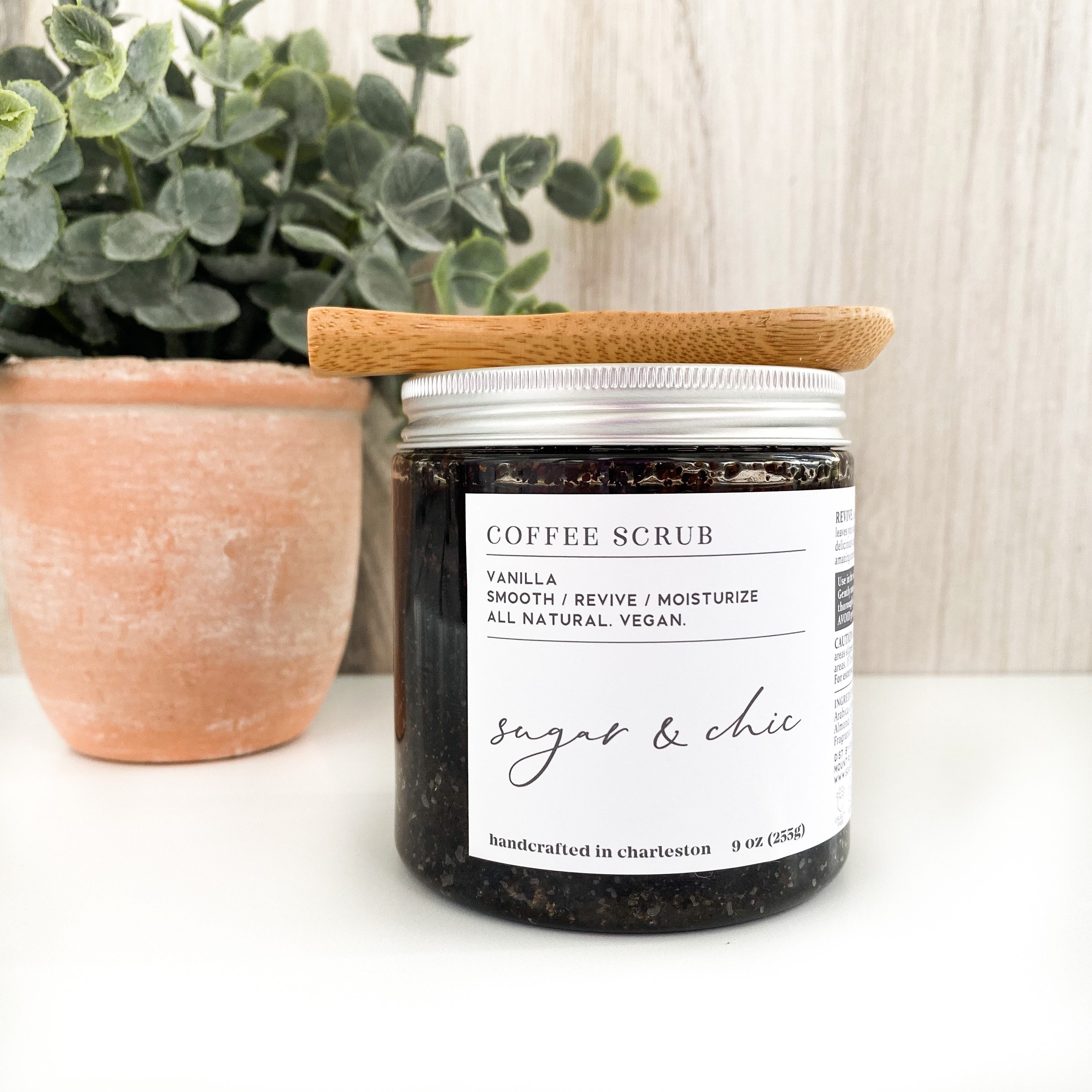 Vanilla Coffee Body Scrub All Natural Exfoliating Scrub Etsy