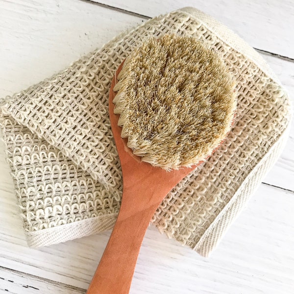 Build A Gift Box Item - Natural Dry Body Brush