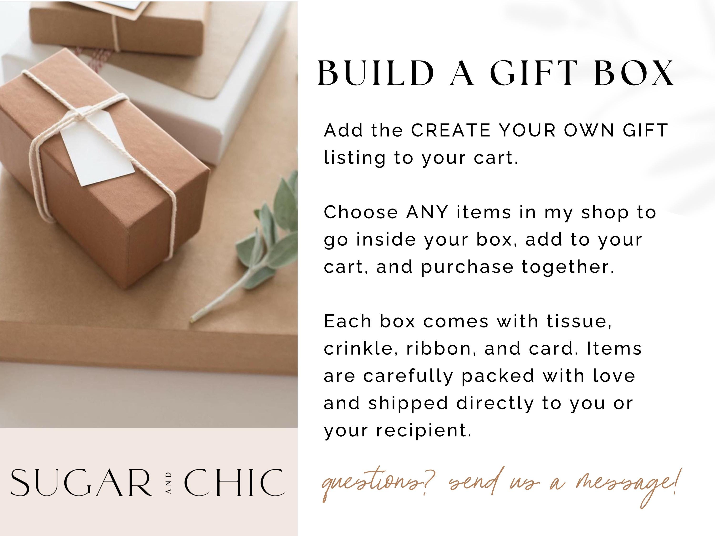 Build A Birthday Box - Start Here, Create Your Own Gift for Her, Build ...