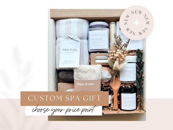 SPA GIFT, Birthday Spa Gift, Gift Basket for Mom, Birthday Gift for Her, Friend Coworker Pamper Self Care Gift, Relaxing Thank You Spa Gift