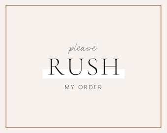 Rush My Order | Order Upgrade