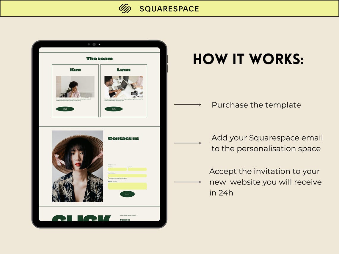 Squarespace Photography Website Template Squarespace 7.1 Photographer