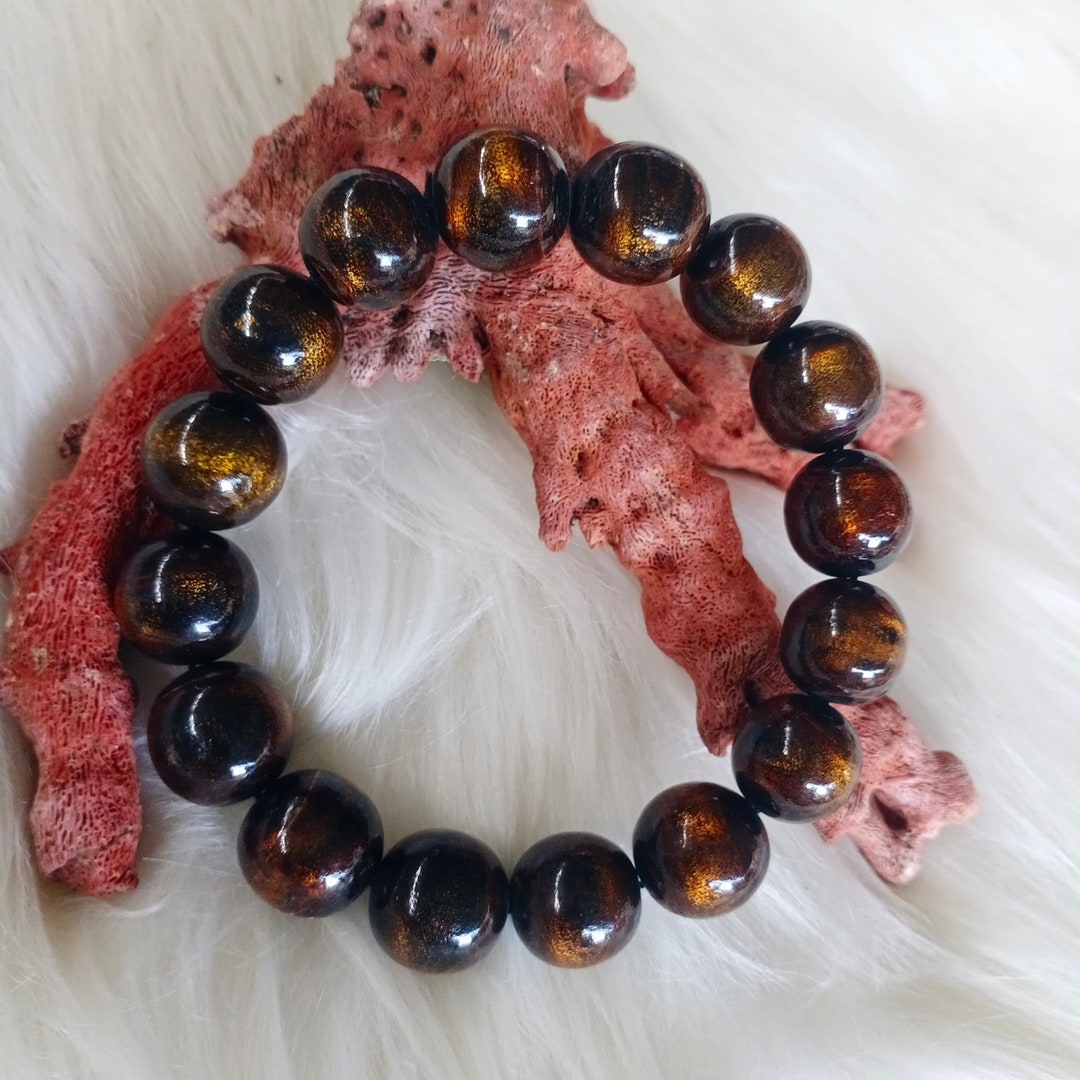 30 Gr Indonesia Genuine Gold Black Coral Sea Willow Bracelet Etsy