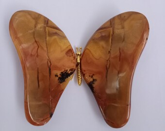 138 gr A pair Stone Butterfly Wing,Crystal wing,reiki healing,crystal healing for Home Decoration,Table Decoration