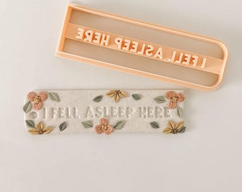 Bookmark clay cutters 4.5 inches tall