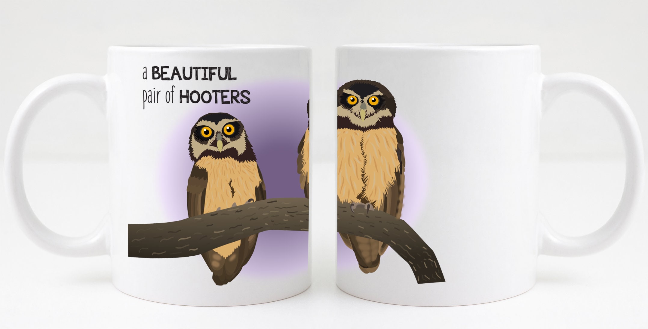 Spectacled Owl Mug: Bird Lover Gift