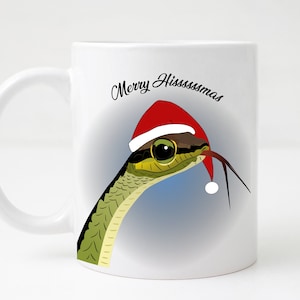 Snake Mug - Cute Christmas Mug - Zookeeper Gift - Snake Lover Gift - Animal Lover Gift - Gift for Her - Gift for Him