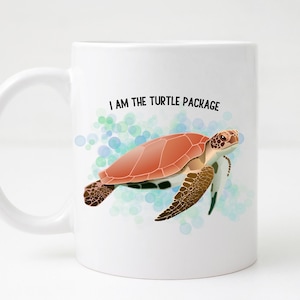 Sea Turtle Mug/Green Sea Turtle/Gift for Sea Turtle Lovers/Sea Turtle Art/Reptile Art/Tortoise Art/Turtle Lover Gift/Zookeeper Gift