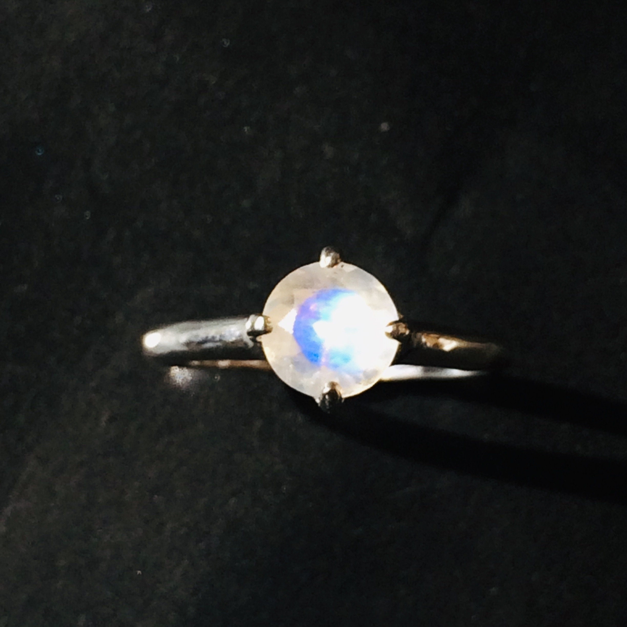 Moonstone Engagement Ring Alternative Wedding Jewelry - Etsy