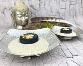 Smoked bowl - Smoked plate - Decorative plate - Ornaments