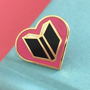 Book Lover enamel pin Gift for Book Lover Book Jewelry book Lapel pin literary gift reading pin book lover pin book heart image 4