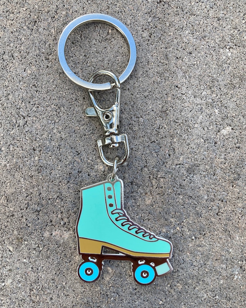 Roller Skate Keychain Bag Charm Rollers Skate Accessories Etsy