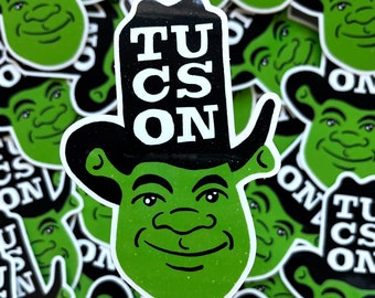 Tucson Shrek sticker