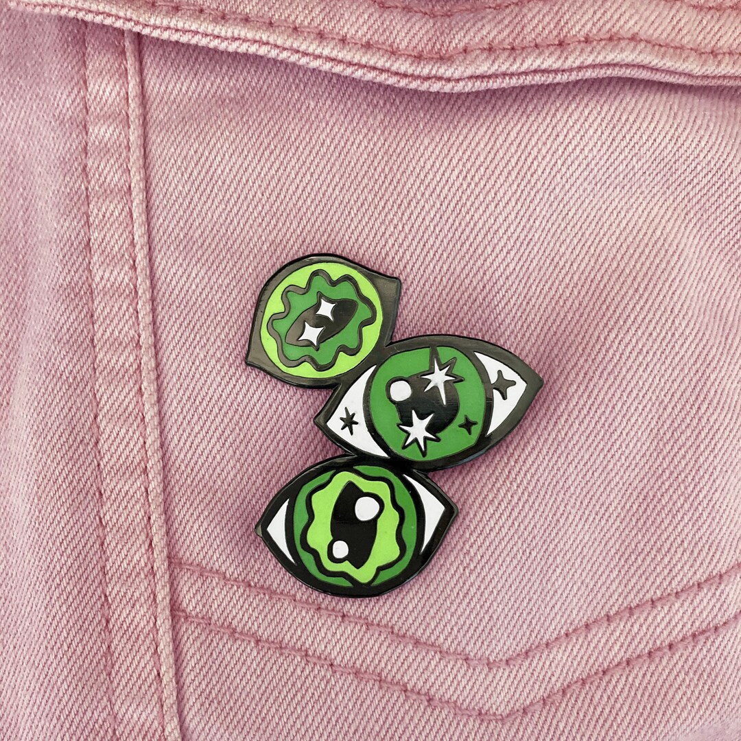 Creepy Eyes Glow-in-the-dark Enamel Pin Halloween Pin Horror Gifts - Etsy