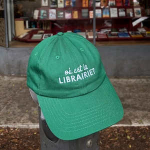 Chapeau Ou est la Librairie - Chapeau français livresque - Chapeau Where is the Bookstore - Chapeau livre - Chapeau bibliothèque - Amoureux des livres
