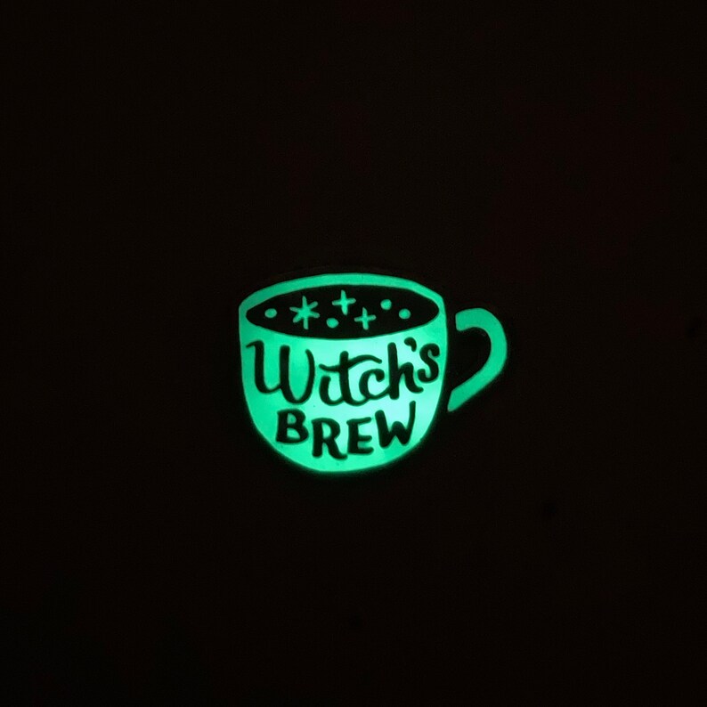 Witch's Brew Mug Enamel pin  witchy  witch jewelry image 2