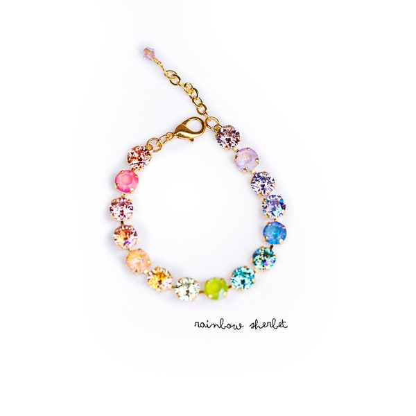 Rainbow Sherbet Bracelet - 8mm